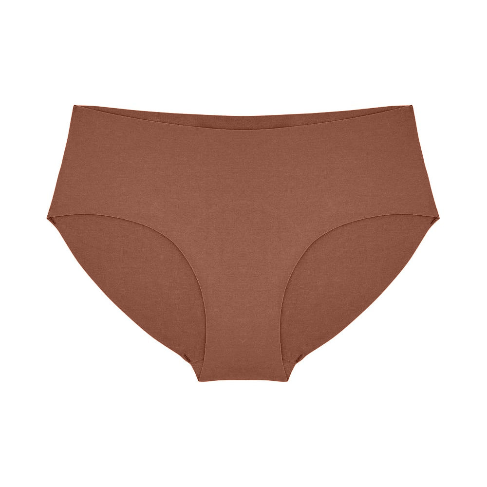 Organic cotton Mid Rise Bikini in colour coffee