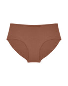 Organic cotton Mid Rise Bikini in colour coffee