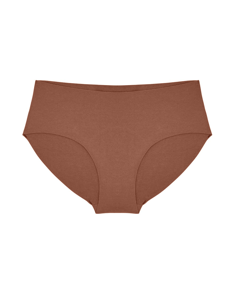 Organic cotton Mid Rise Bikini in colour coffee