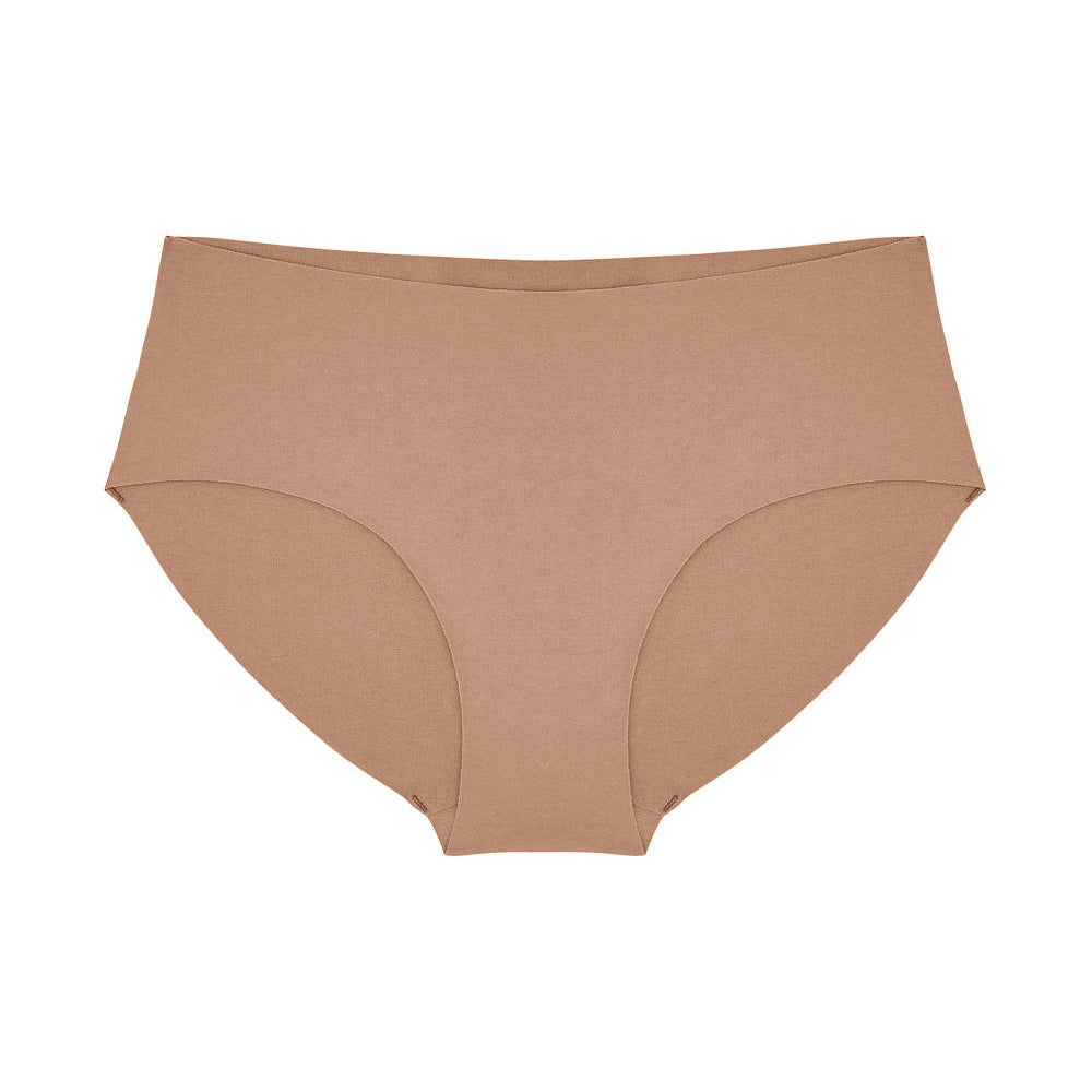 Women's organic cotton Mid Rise Bikini underwear in color skin