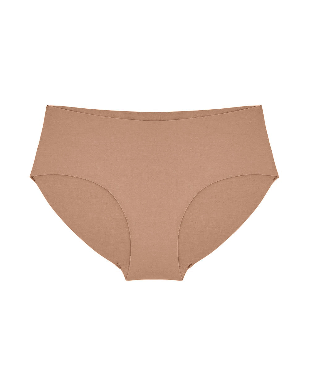 Women's organic cotton Mid Rise Bikini underwear in color skin
