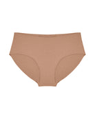 Women's organic cotton Mid Rise Bikini underwear in color skin