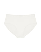 Organic Cotton Mid Rise Bikini Underwear in colour White