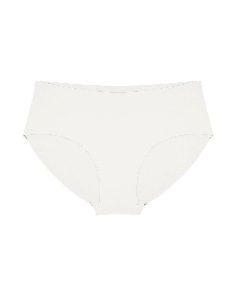 Organic Cotton Mid Rise Bikini Underwear in colour White