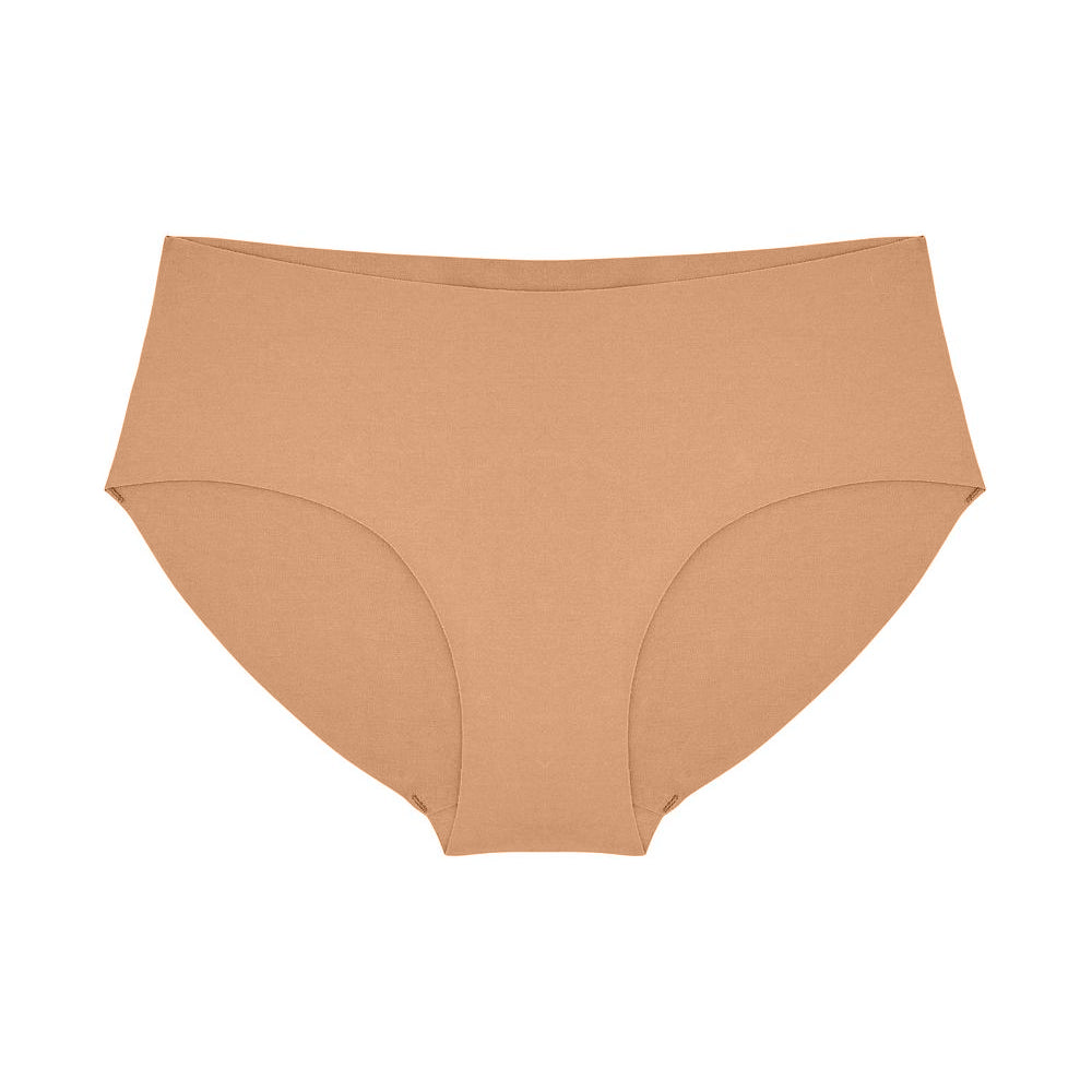 Organic cotton Mid Rise Bikini in colour skin