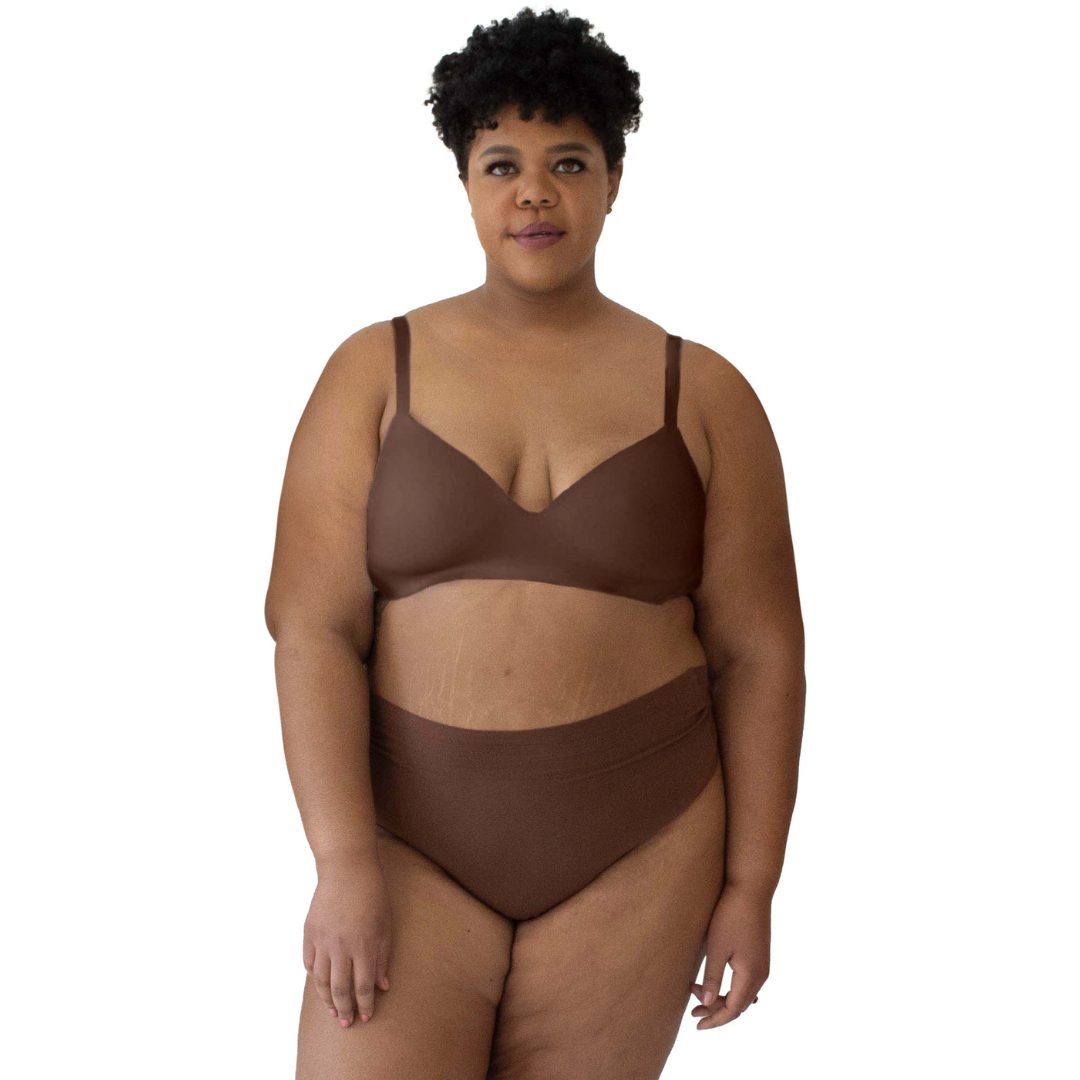 Organic Cotton No Show High Waist Hipster - PantyPromise