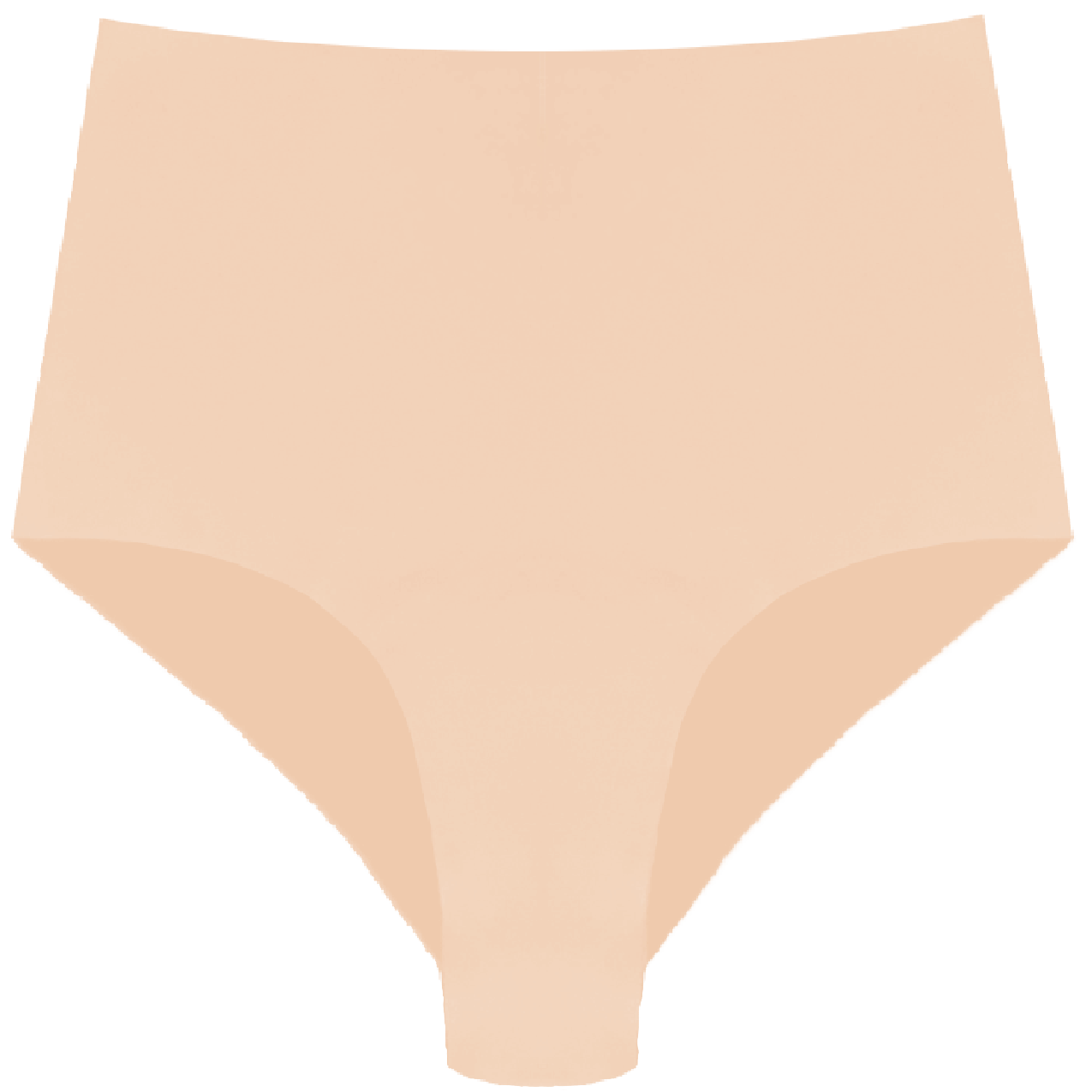 High Waist Hipster in Organic Cotton No Show in color Pale