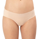 Women's Organic Cotton Low Rise Hipster underwear in color Pale - Front View