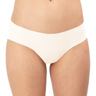 Women's Organic Cotton Low Rise Hipster underwear in color White - Front View