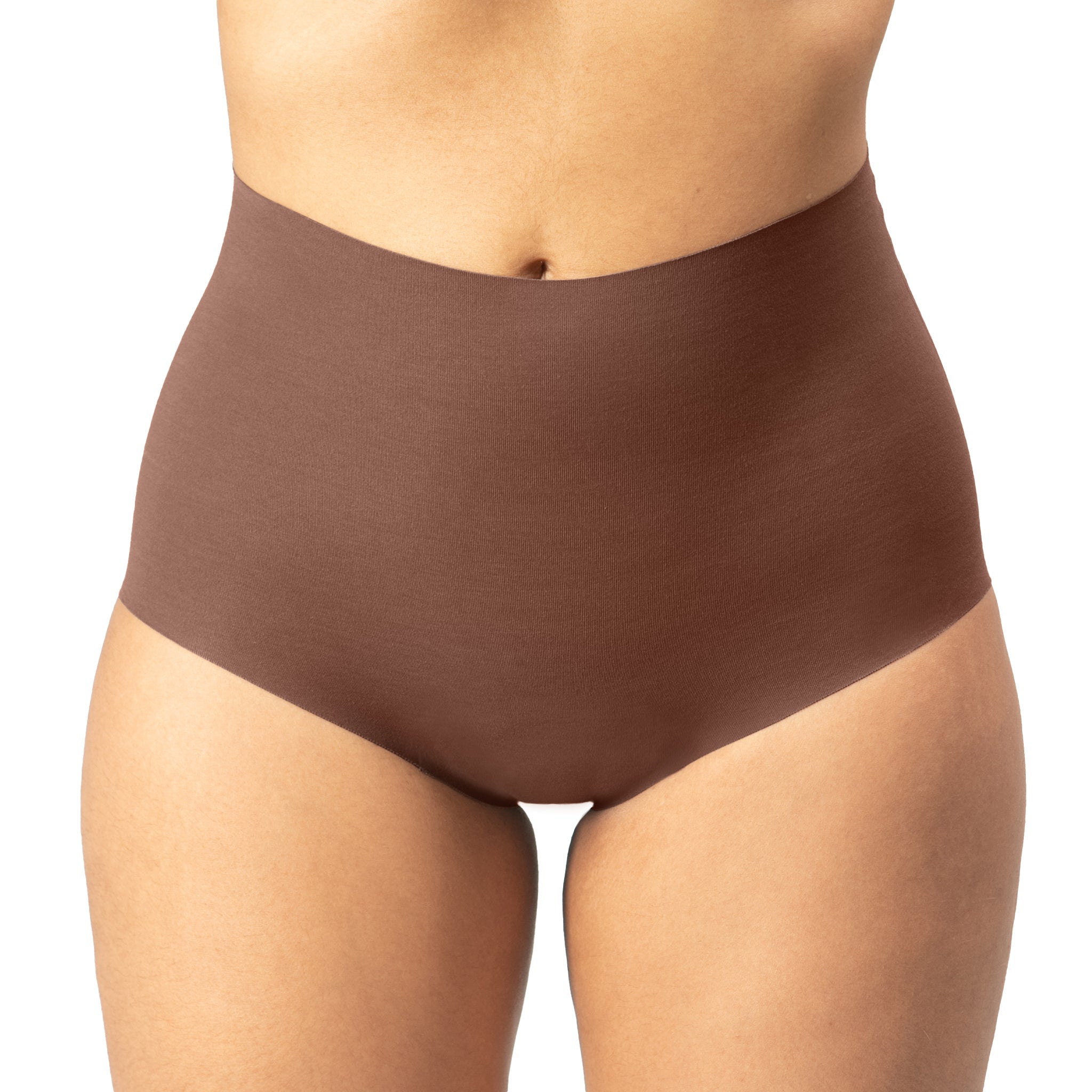 Organic Cotton Seamless High Waist Brief - PantyPromise
