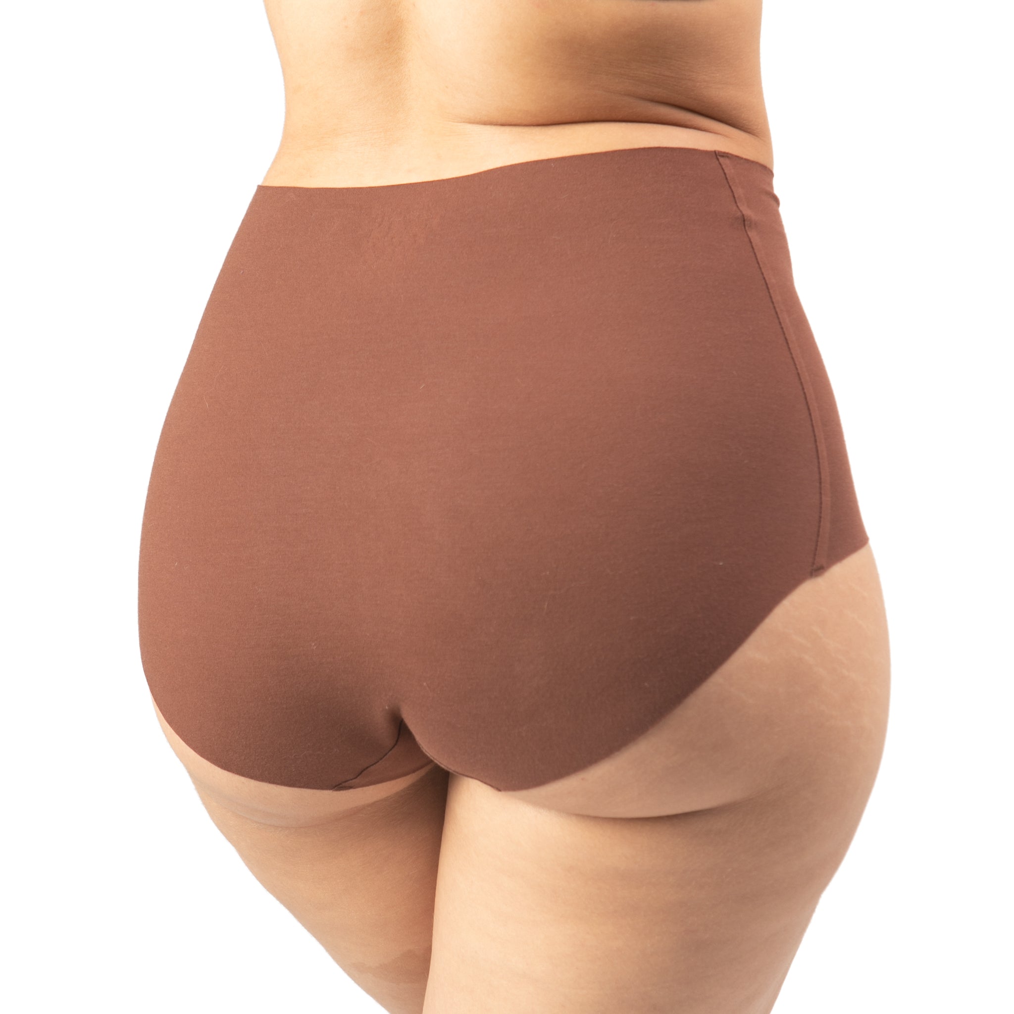 Organic Cotton Seamless High Waist Brief - PantyPromise