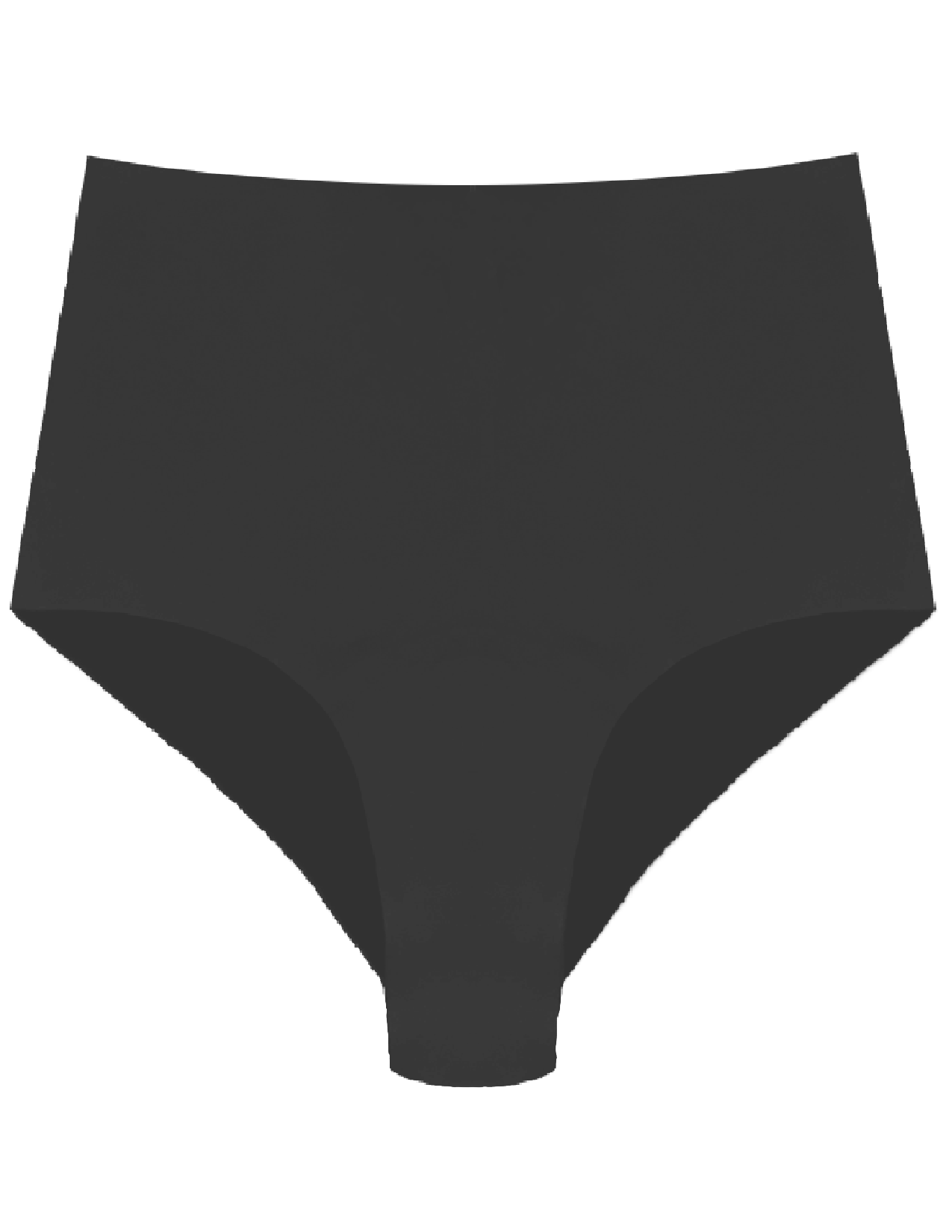 High Waist Hipster in Organic Cotton No Show in color Black