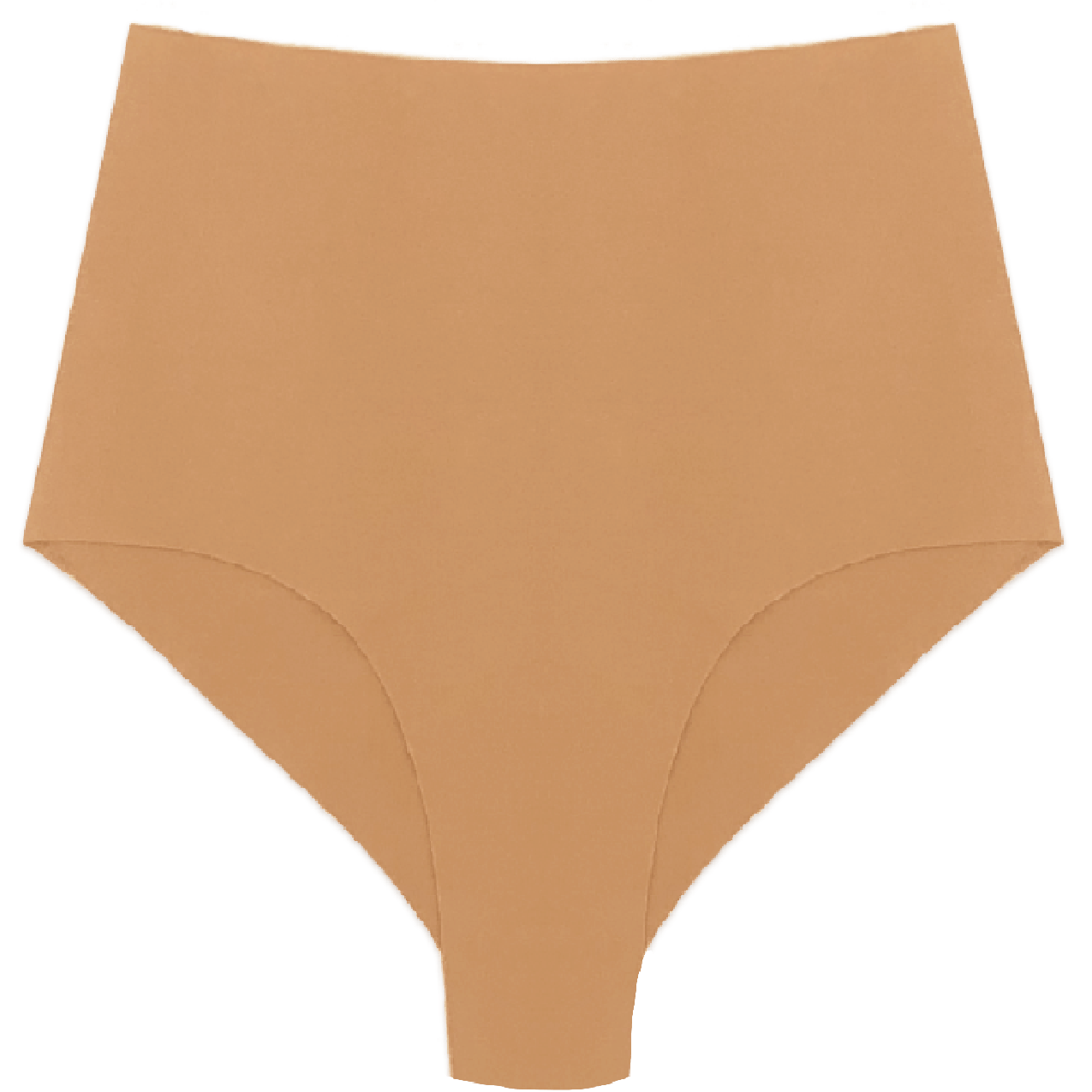 High Waist Hipster in Organic Cotton No Show in color Sand