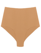 High Waist Hipster in Organic Cotton No Show in color Sand