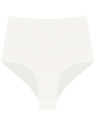 High Waist Hipster in Organic Cotton No Show in color White