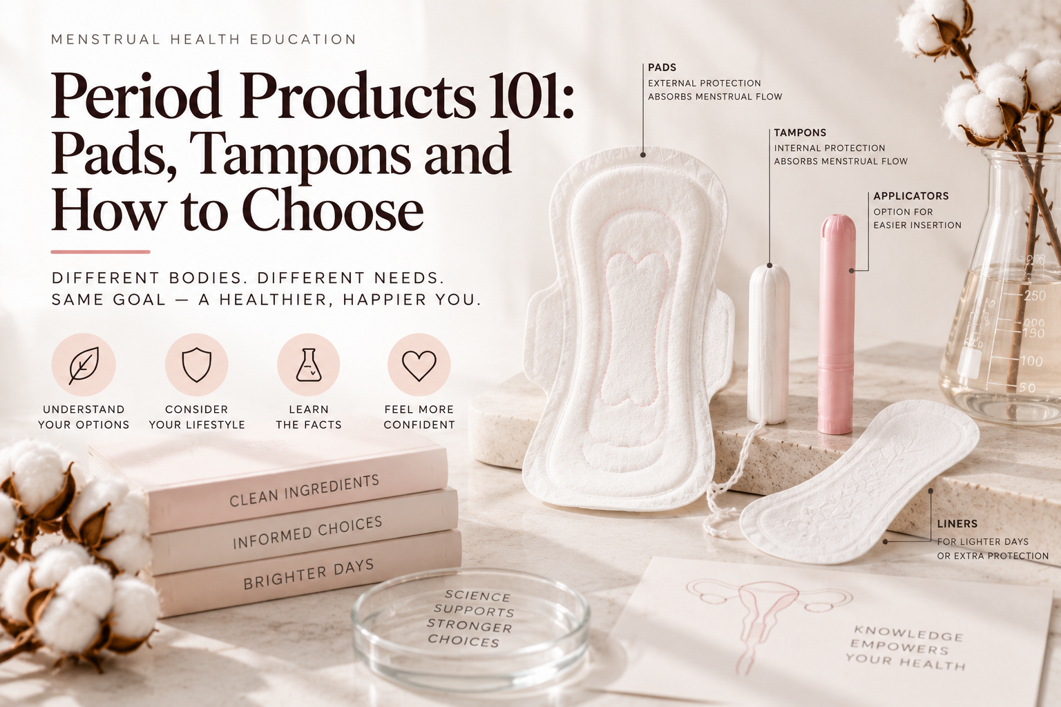 Organic Cotton Pads and Tampons