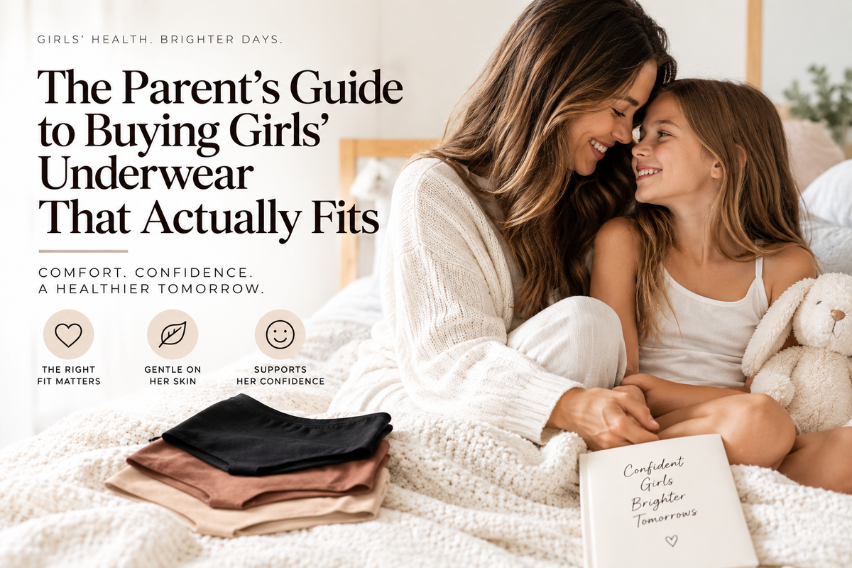 Mom and Daughter Shopping for Girls Underwear