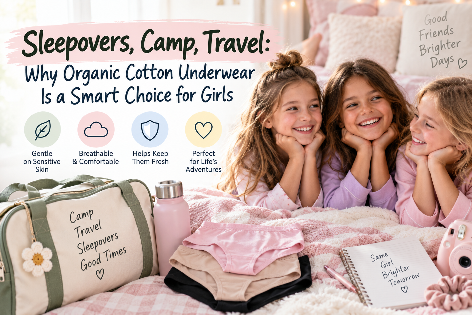 Girls Organic Cotton Underwear