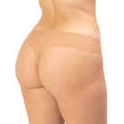Women's organic cotton Low Rise Thong underwear in color sand