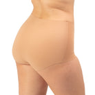 Women's High Waisted Bikini cotton underwear in the color sand - back view