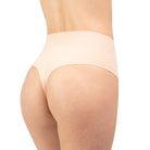 Women's High Waist Thong organic cotton underwear in color pale