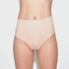 Women's High Waist Thong organic cotton underwear in color pale - video