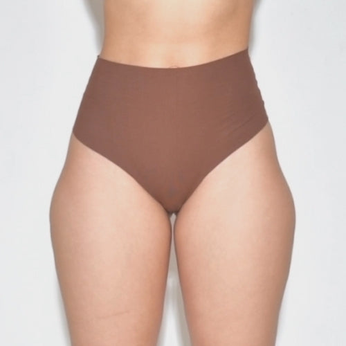 High Rise Thong 3 Pack [Dark Neutrals]